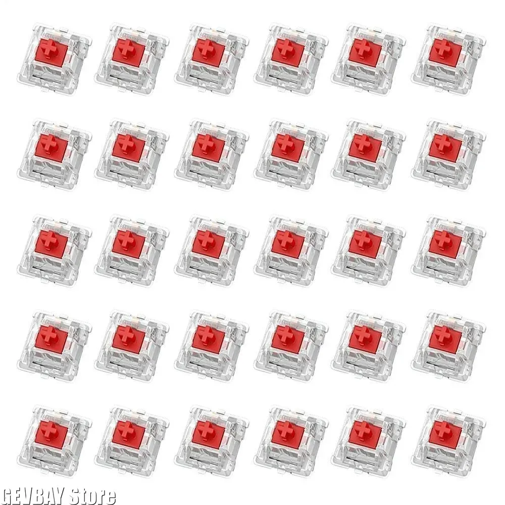 Lot de 30 interrupteurs de remplacement pour clavier mécanique, 2 broches métalliques 4