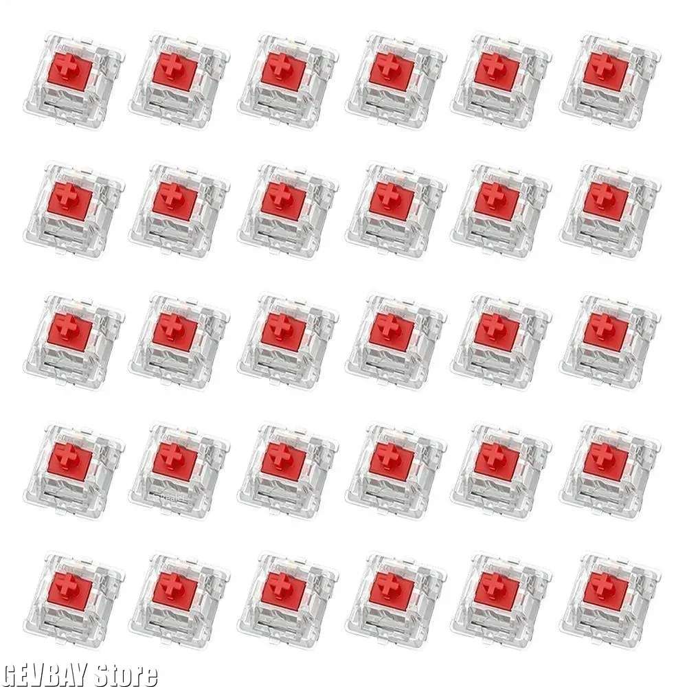 Interrupteurs de clavier mécanique, vue de côté