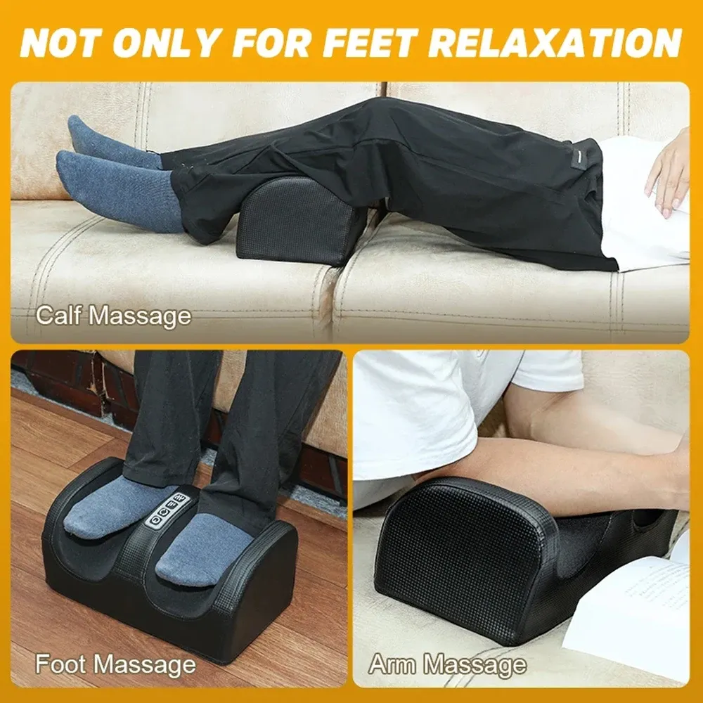 Masseur de pieds électrique Shiatsu avec pétrissage profond, rouleaux chauffants et fonction vibration 4