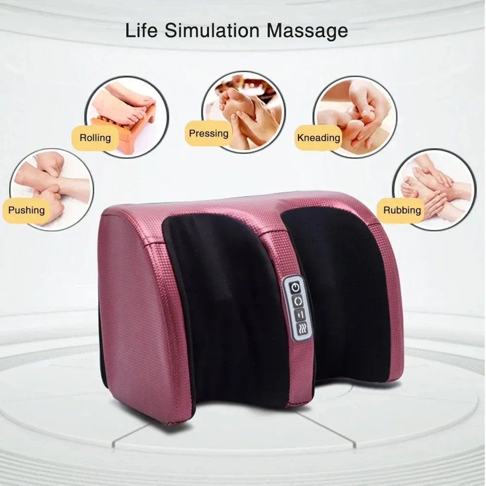 Masseur de pieds électrique Shiatsu avec pétrissage profond, rouleaux chauffants et fonction vibration 5