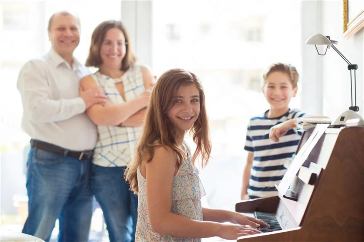 Autocollants pour clavier de piano, finition