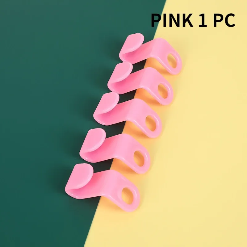 Penderie multifonction gain de place à crochets en plastique, support de cintres empilables pour chambre, organisateur de rangement 14