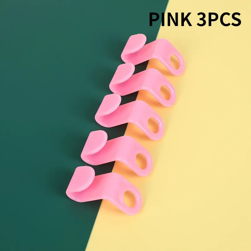 Penderie multifonction gain de place à crochets en plastique, support de cintres empilables pour chambre, organisateur de rangement 15
