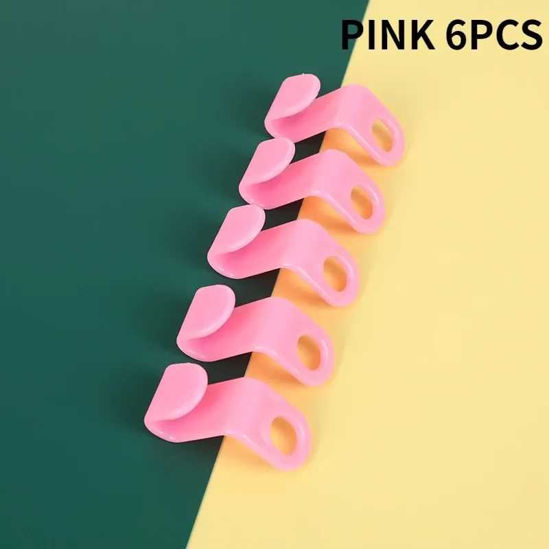 Penderie multifonction gain de place à crochets en plastique, support de cintres empilables pour chambre, organisateur de rangement 12