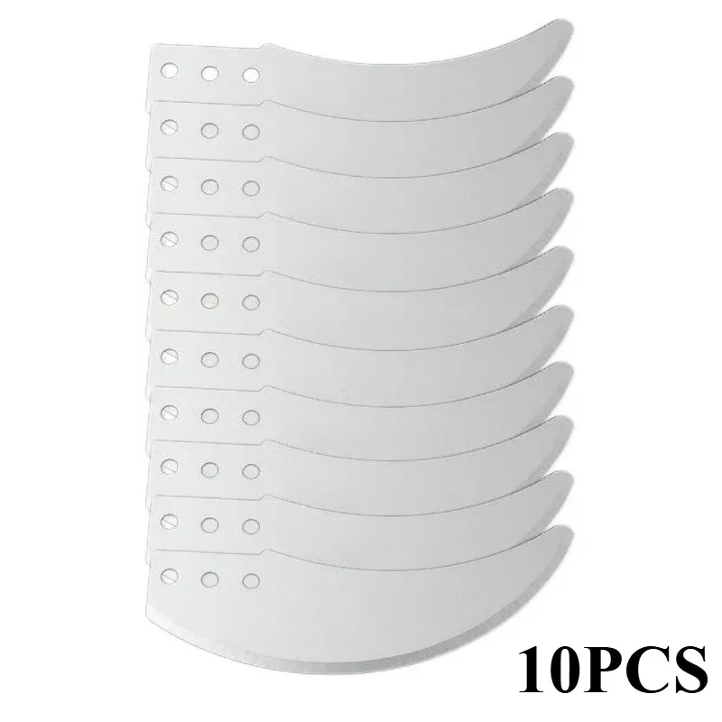 Lot de 10 lames de rechange pour mélangeur agricole, adaptées à la coupe de légumes, de fruits et d'aliments pour animaux 6
