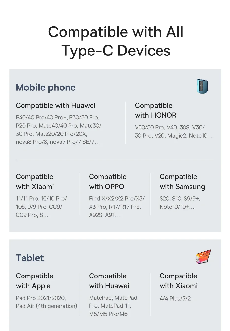 Adaptateur USB-C vers USB-A, compatibilité