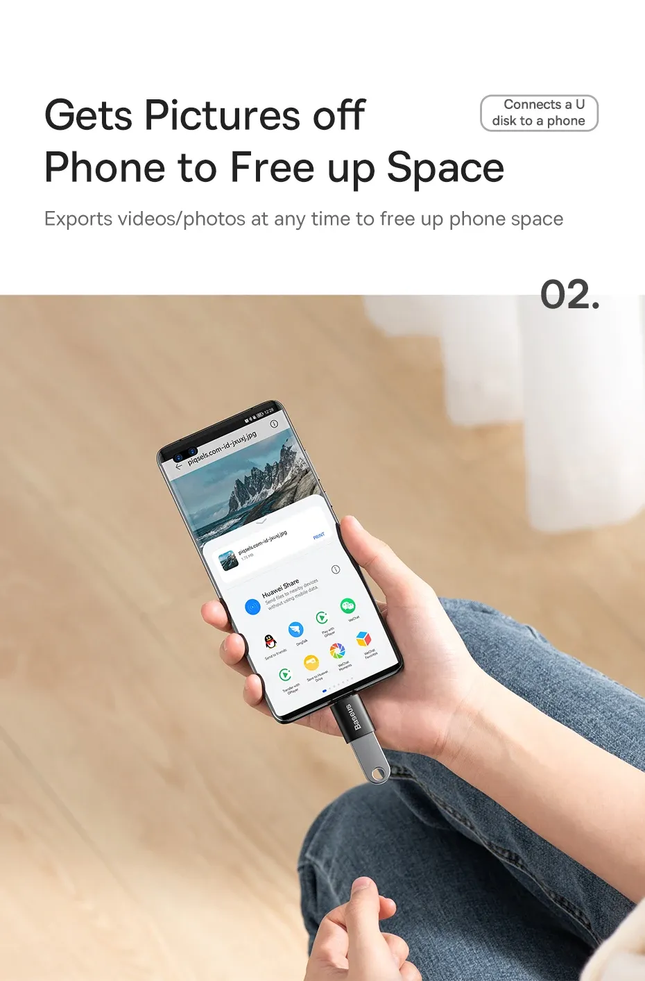 Adaptateur USB-C vers USB-A, utilisation quotidienne