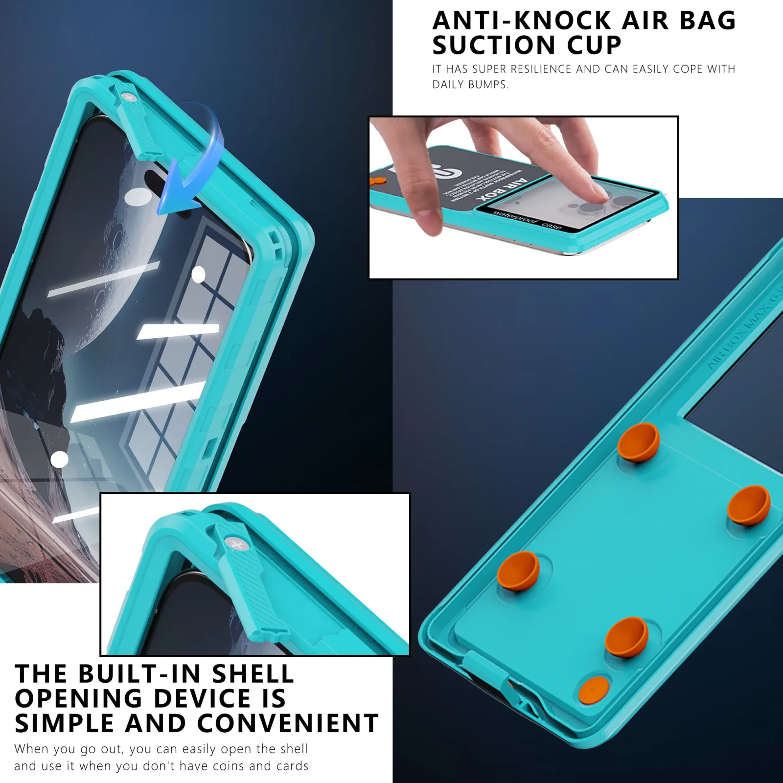 Pochette étanche portée autour du cou