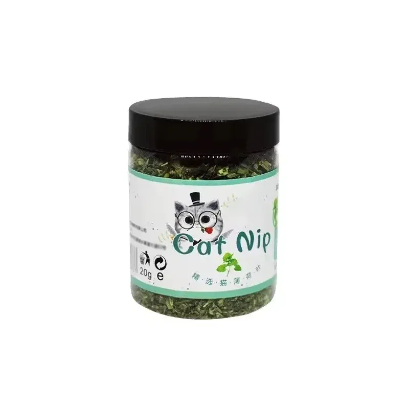 Jouet interactif pour chat à l'herbe à chat biologique 100 % naturelle, saveur menthe, de haute qualité, ludique, accessoire pour animaux de compagnie 6