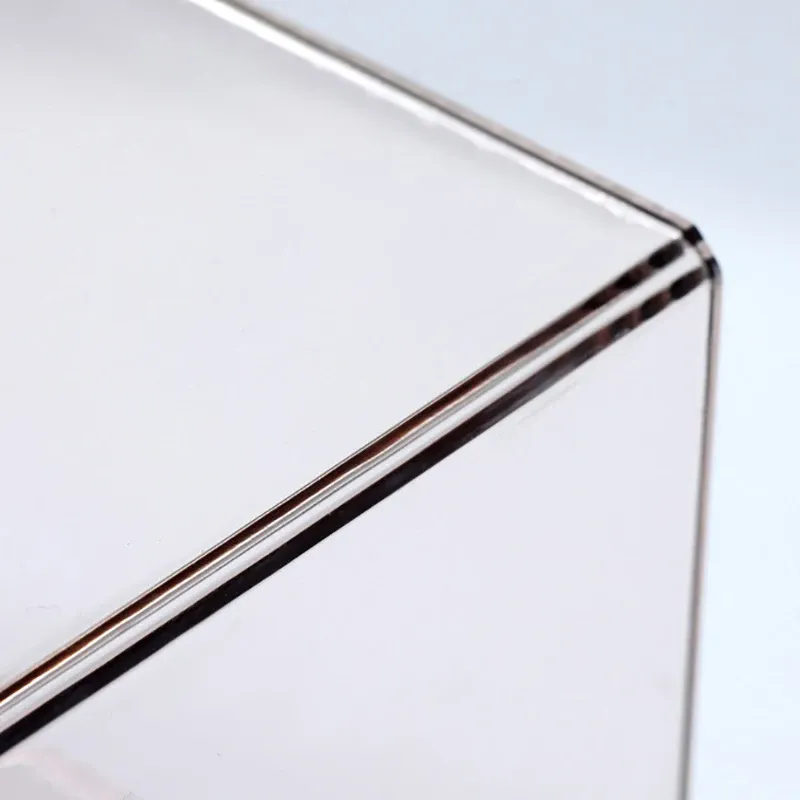 Support de maquillage transparent en acrylique