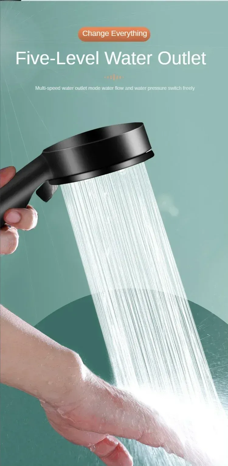 Finition et détails du pommeau de douche