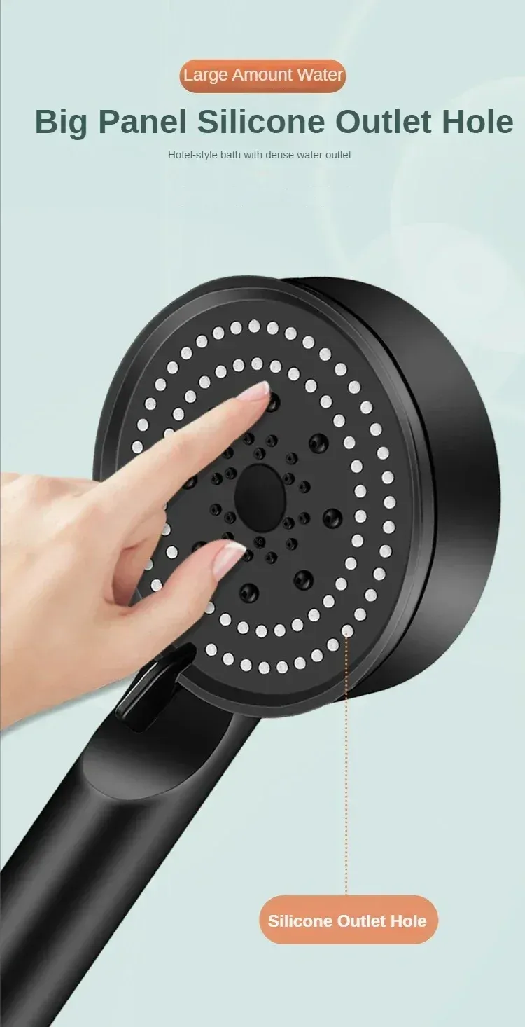 Utilisation du pommeau pour le bain d'un animal
