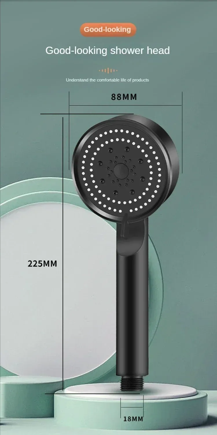Pommeau de douche, finition élégante