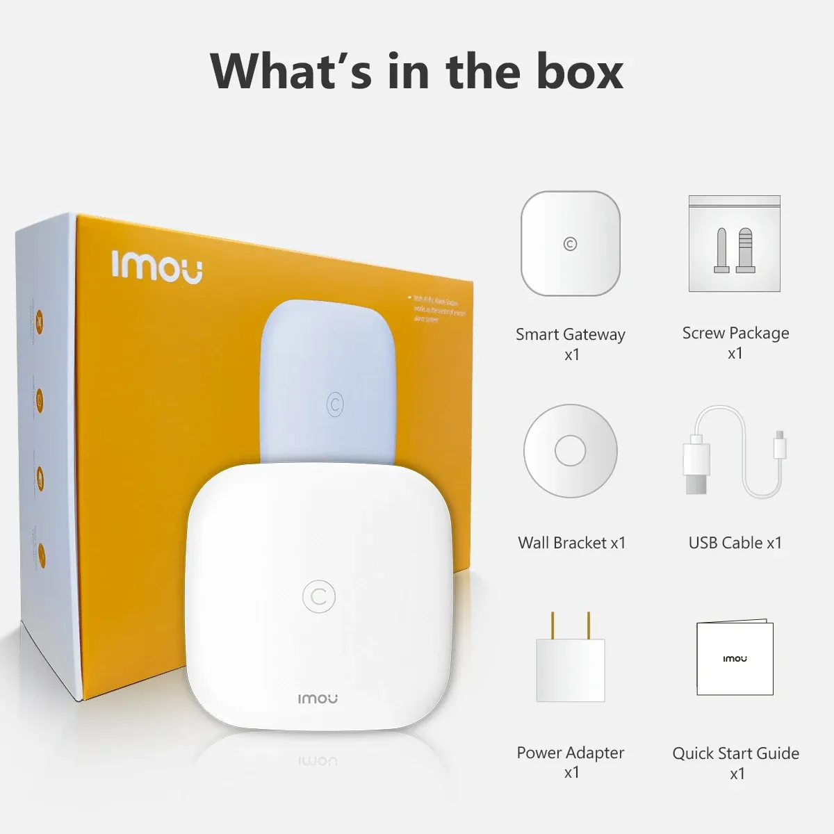 IMOU Passerelle intelligente Zigbee, télécommande sans fil, Wi-Fi et LAN, multi-mode pour Alexa, Google Home, Smart Life, Zigbee 3.0 6