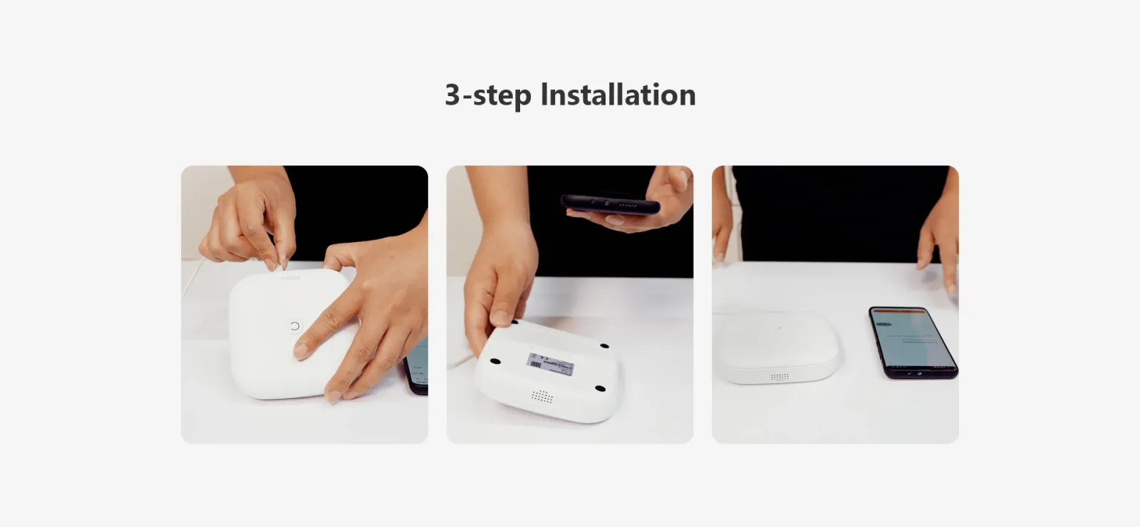 Installation en 3 étapes