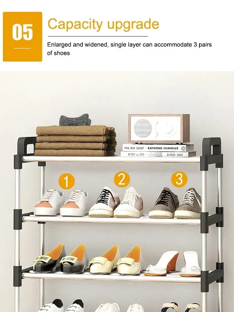 Rangement de chaussures dans une chambre