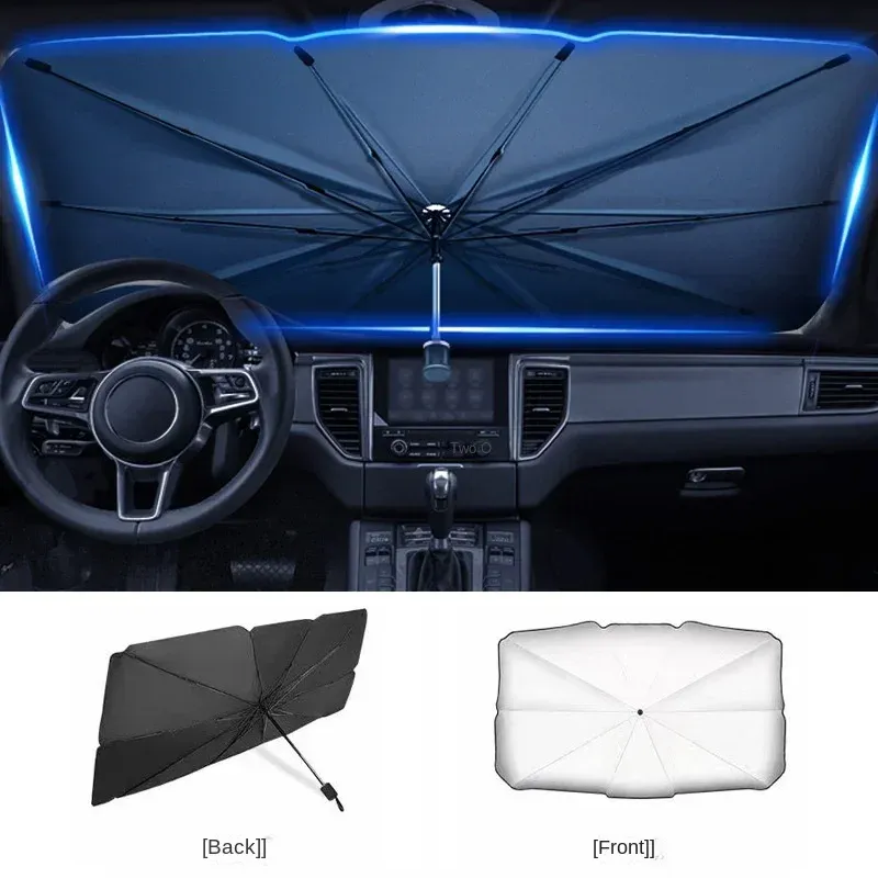 Pare-soleil pour voiture, protection solaire intérieure pour pare-brise