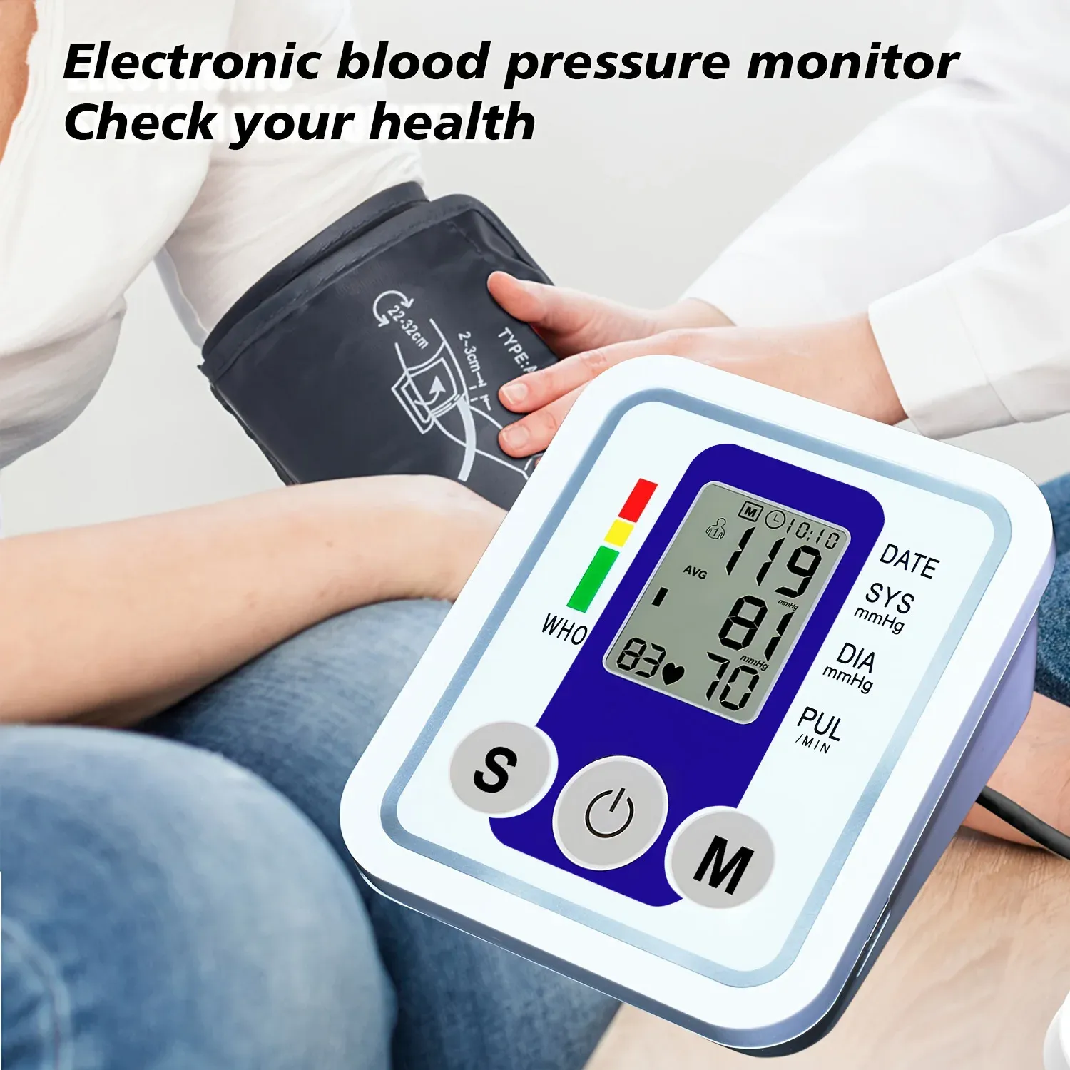 Tensiomètre numérique automatique de bras avec mesure du pouls 4
