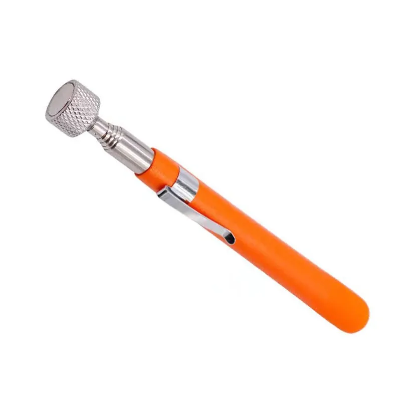 Mini stylo magnétique télescopique portable avec lumière, pour le ramassage de boulons et écrous, tige extensible 13