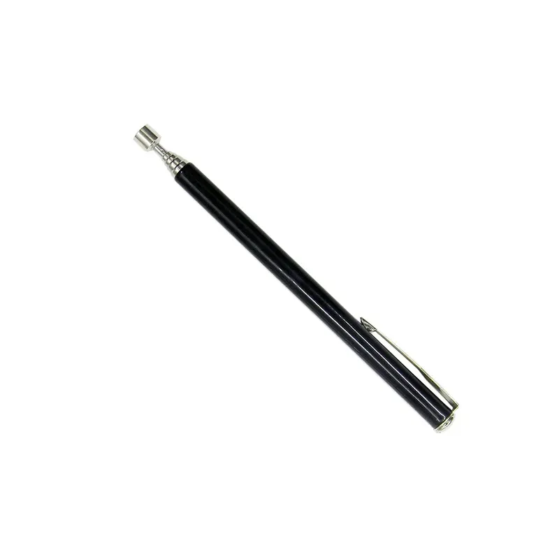 Mini stylo magnétique télescopique portable avec lumière, pour le ramassage de boulons et écrous, tige extensible 10