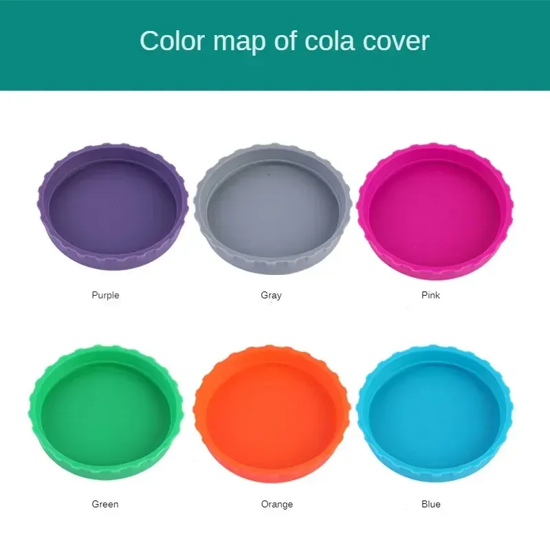 Couvercle de canette en silicone, vue de côté