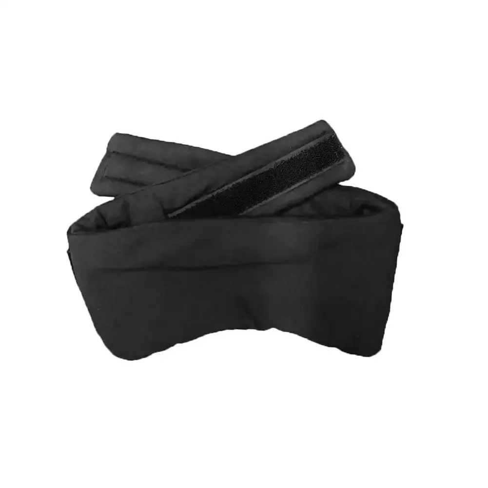 Oreiller de voyage pour le cou avec masque oculaire occultant, respirant et à soutien fixe pour le sommeil 9