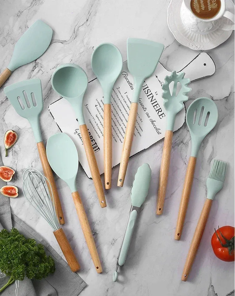 Ustensiles de cuisine en silicone pour la préparation culinaire
