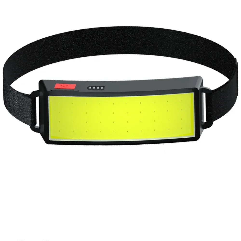 Lampe de poche LED avec capteur, lampe frontale, batterie intégrée, 5 modes d'éclairage, pour pêche, camping et usage en lanterne 10