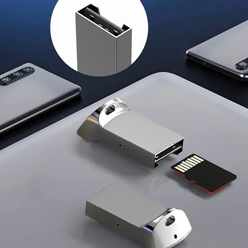 Lecteur de carte mémoire Mini USB 3.0, vue finale