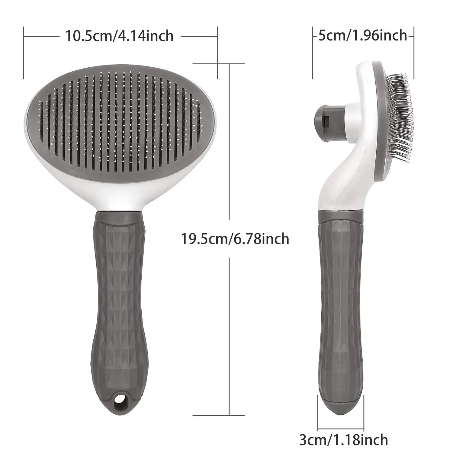 Brosse autonettoyante pour chiens et chats 6