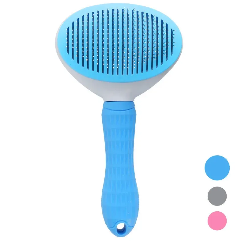 Brosse autonettoyante pour chiens et chats 8