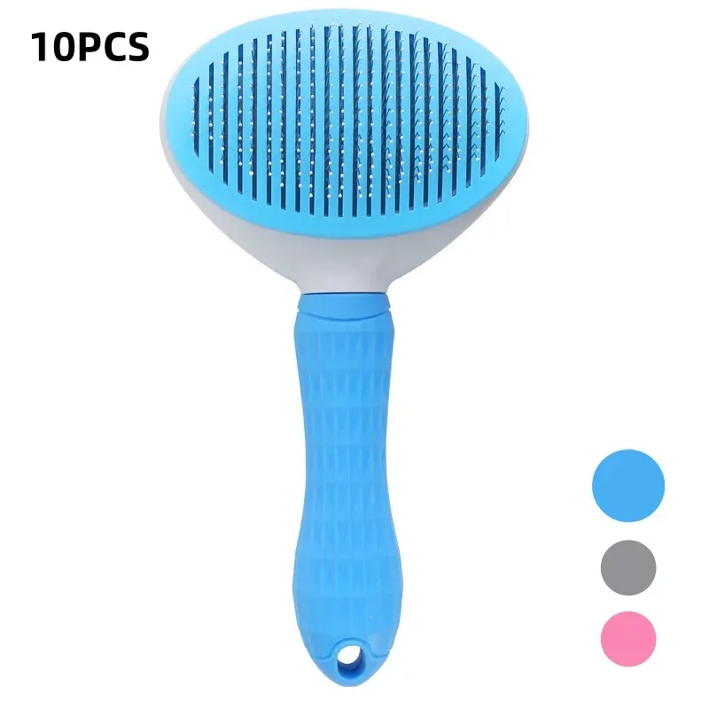 Brosse autonettoyante pour chiens et chats 21