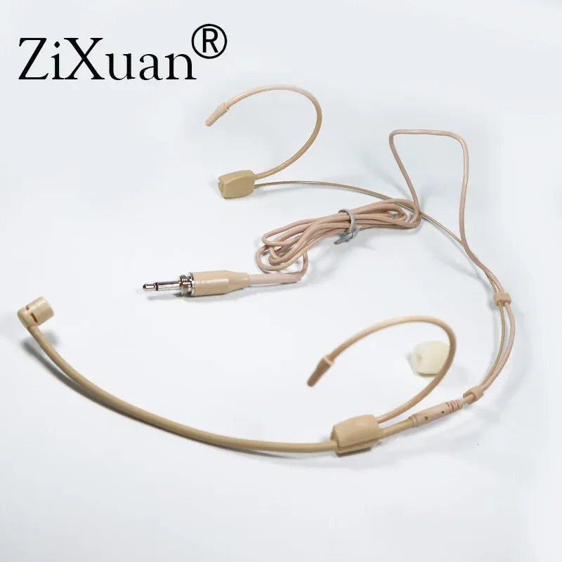 Capsule de microphone unidirectionnel pour serre-tête compatible Shure, Sennheiser, AKG, MiPro et Audio-Technica, connecteur TA4F 3 et 4 broches, verrouillage 3,5 mm 5
