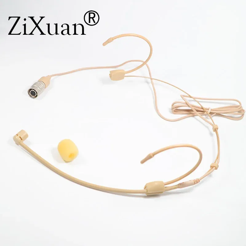 Capsule de microphone unidirectionnel pour serre-tête compatible Shure, Sennheiser, AKG, MiPro et Audio-Technica, connecteur TA4F 3 et 4 broches, verrouillage 3,5 mm 10