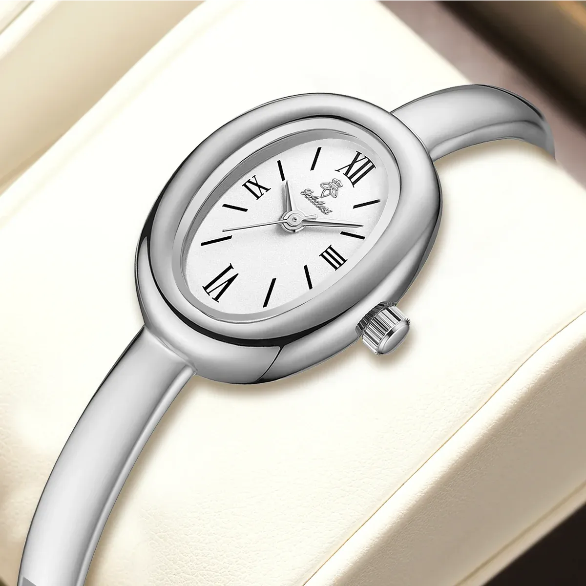 Montre-bracelet de luxe à quartz YaLaLuSi, résistante à l'eau, design minimaliste, livrée avec coffret cadeau - Image 1