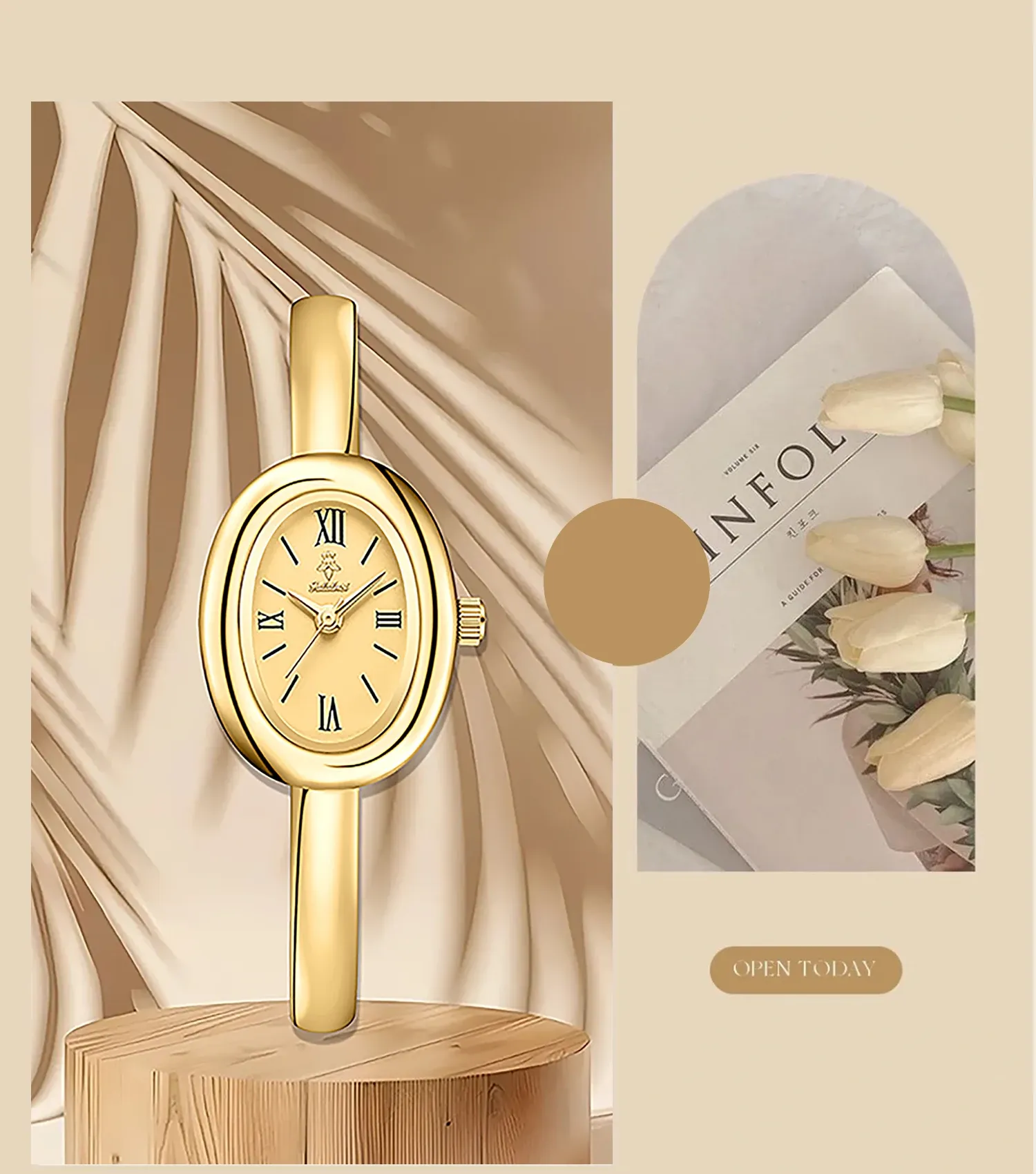 Montre YaLaLuSi, finitions soignées
