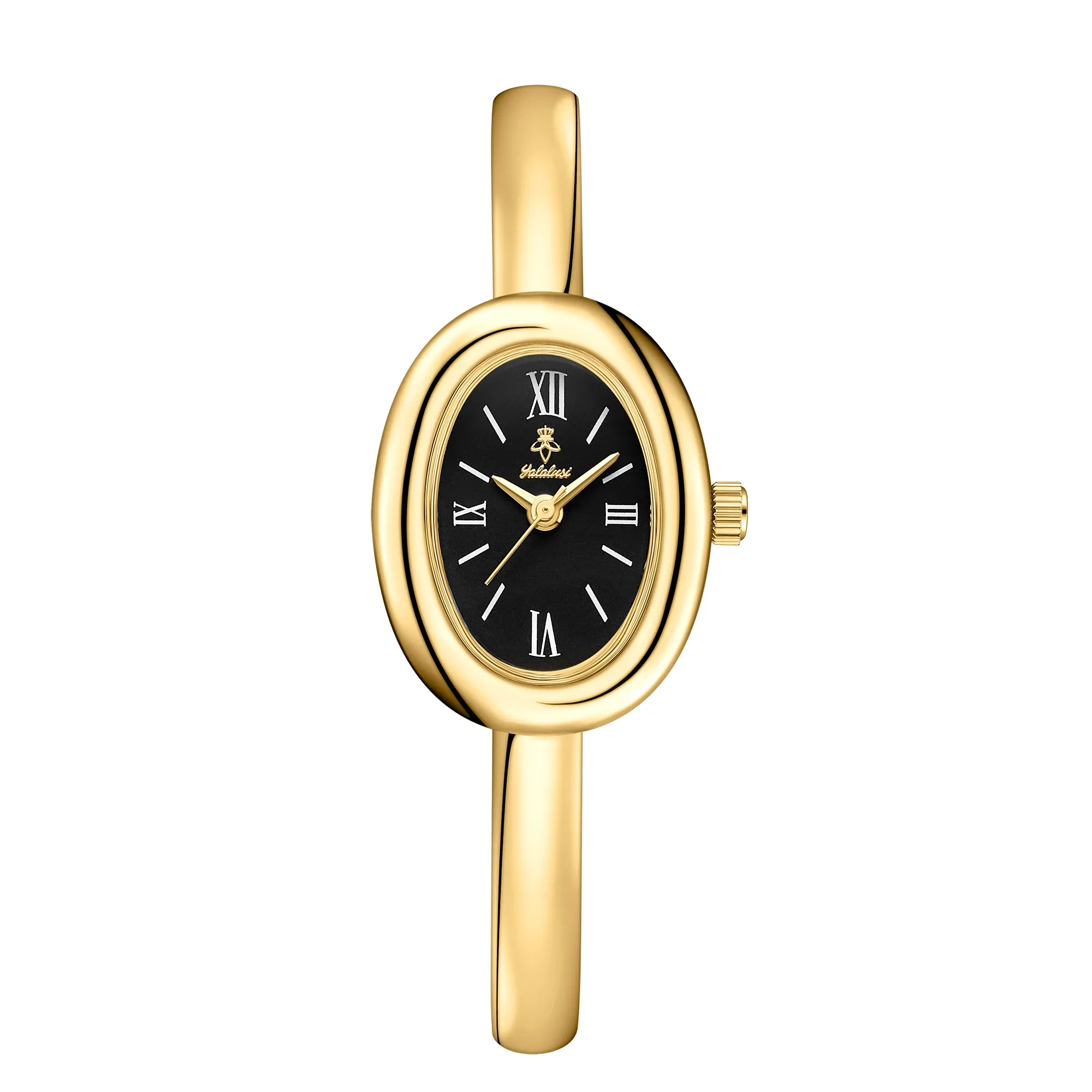 Montre-bracelet de luxe à quartz YaLaLuSi, résistante à l'eau, design minimaliste, livrée avec coffret cadeau 12