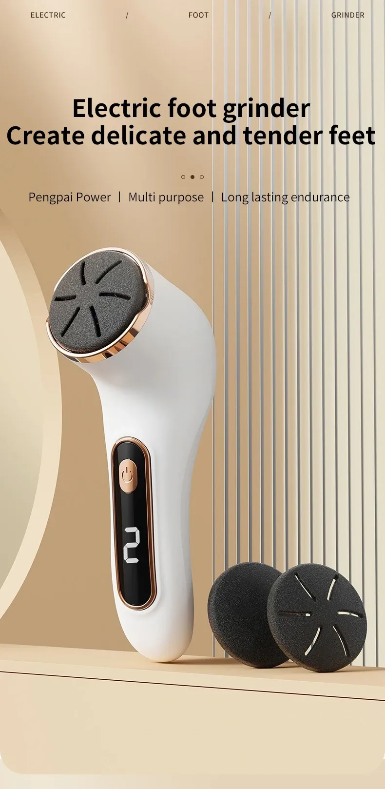 Lime électrique SoftAura pour les pieds