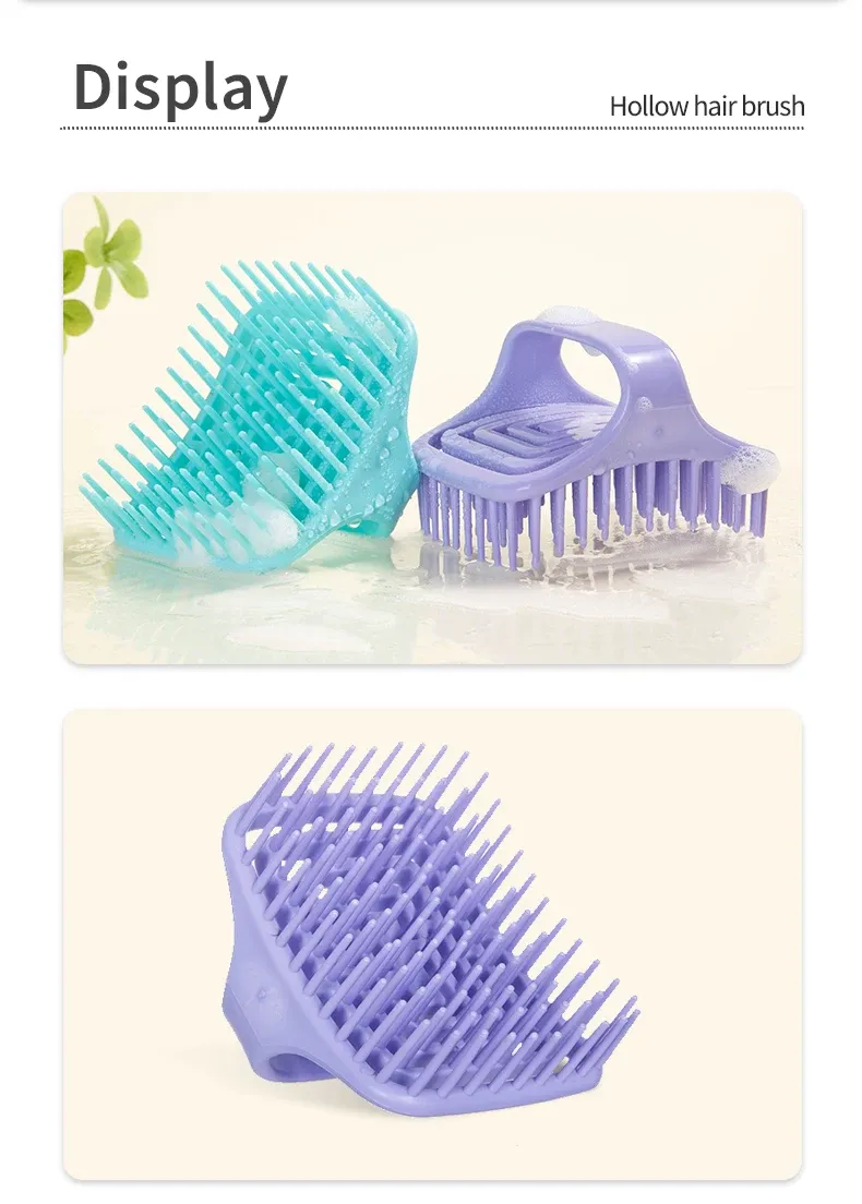 Brosse de massage en silicone, présentation du produit