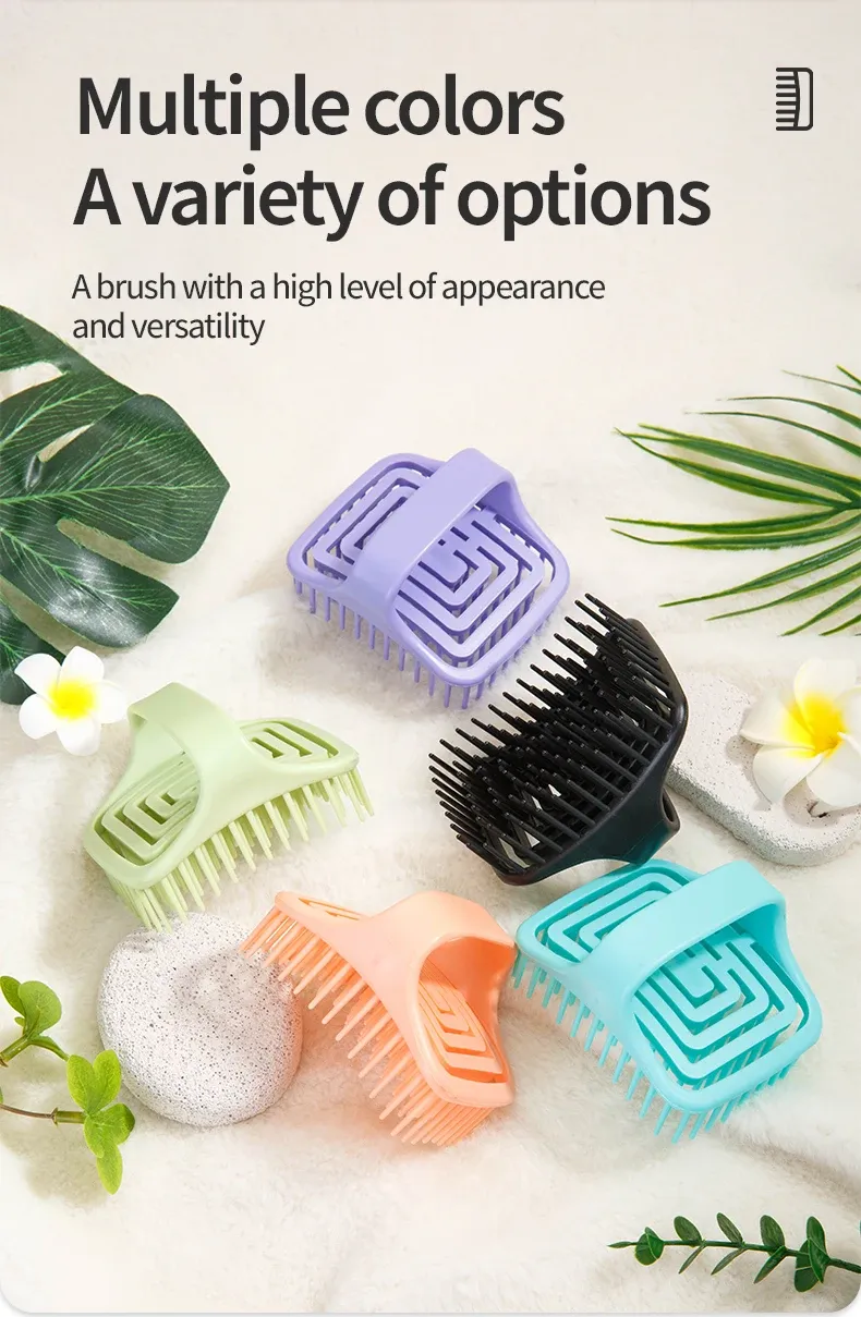 Brosse de massage en silicone, aperçu des détails