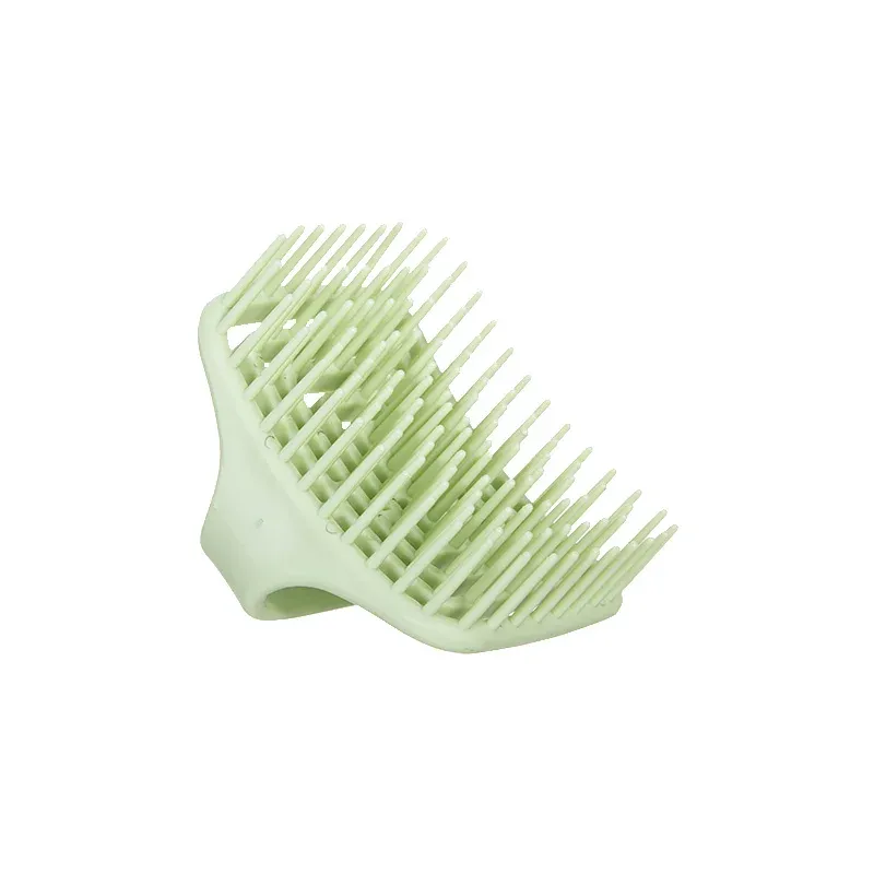 Brosse de massage en silicone pour cuir chevelu, peigne de lavage doux pour shampoing et bain 11