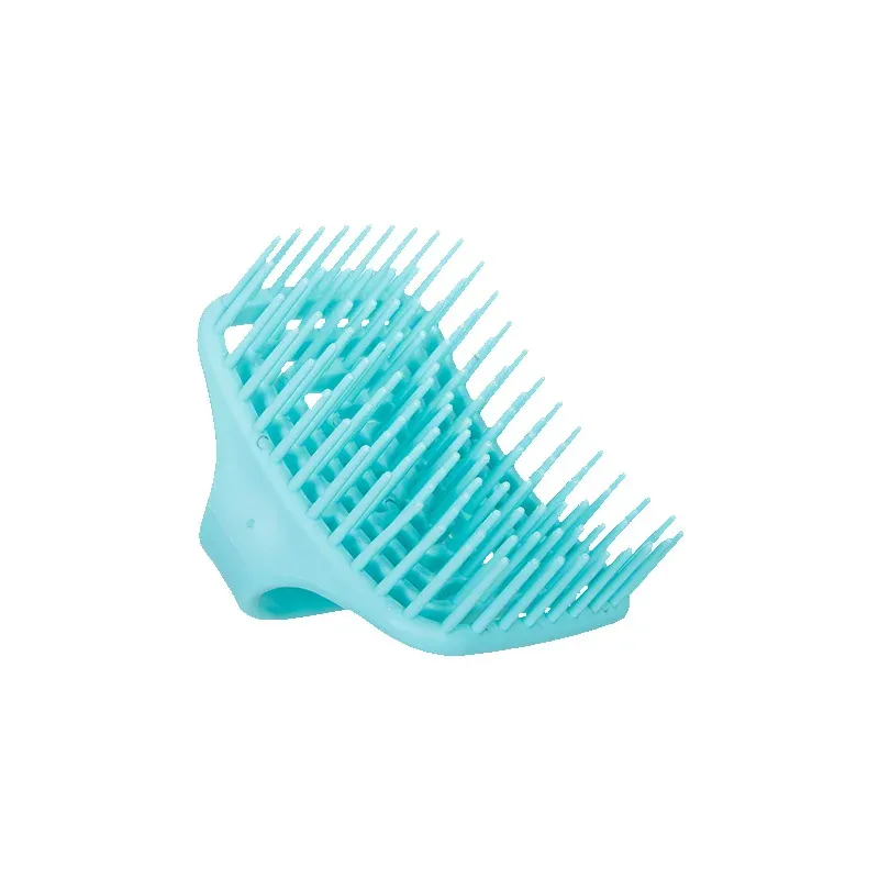 Brosse de massage en silicone pour cuir chevelu, peigne de lavage doux pour shampoing et bain 9