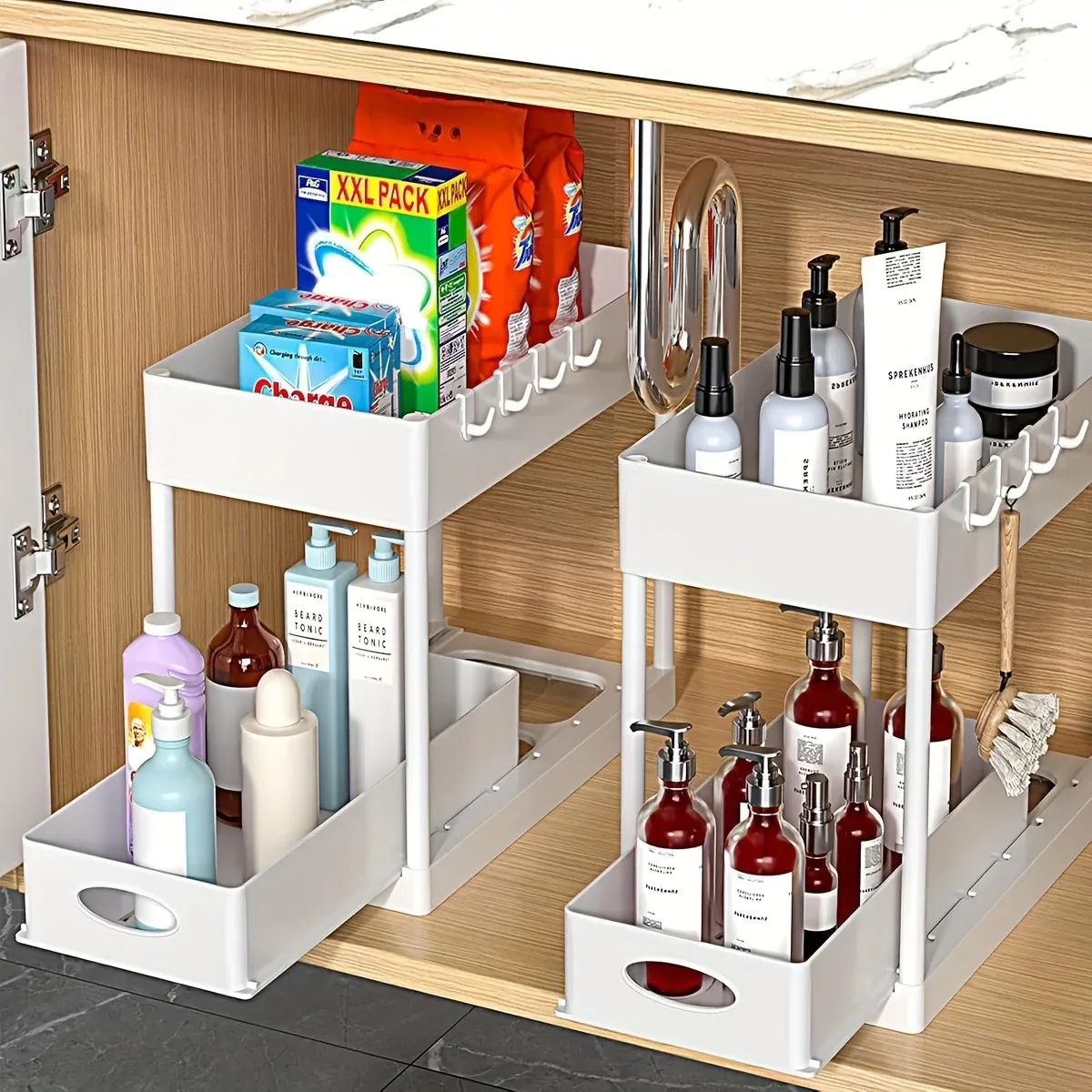 Organiseur de salle de bain dans un intérieur moderne