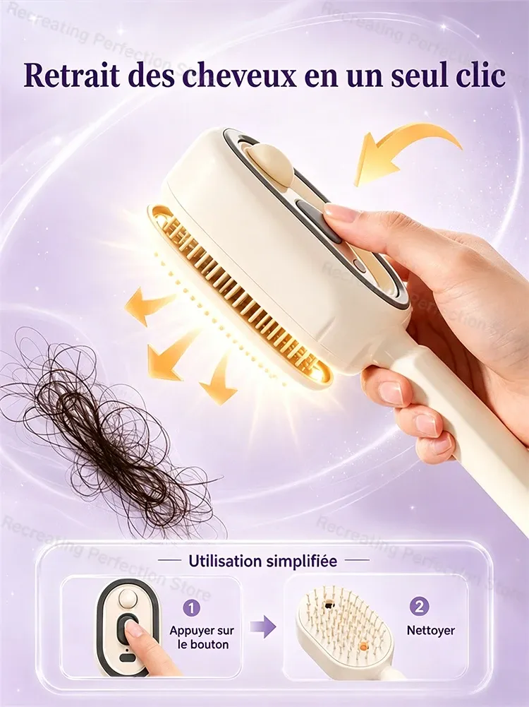 Brosse lissante, vue de profil