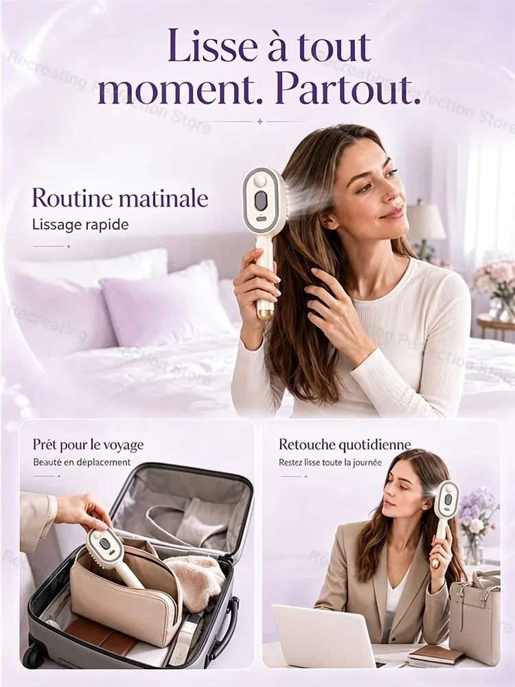 Brosse lissante, lifestyle