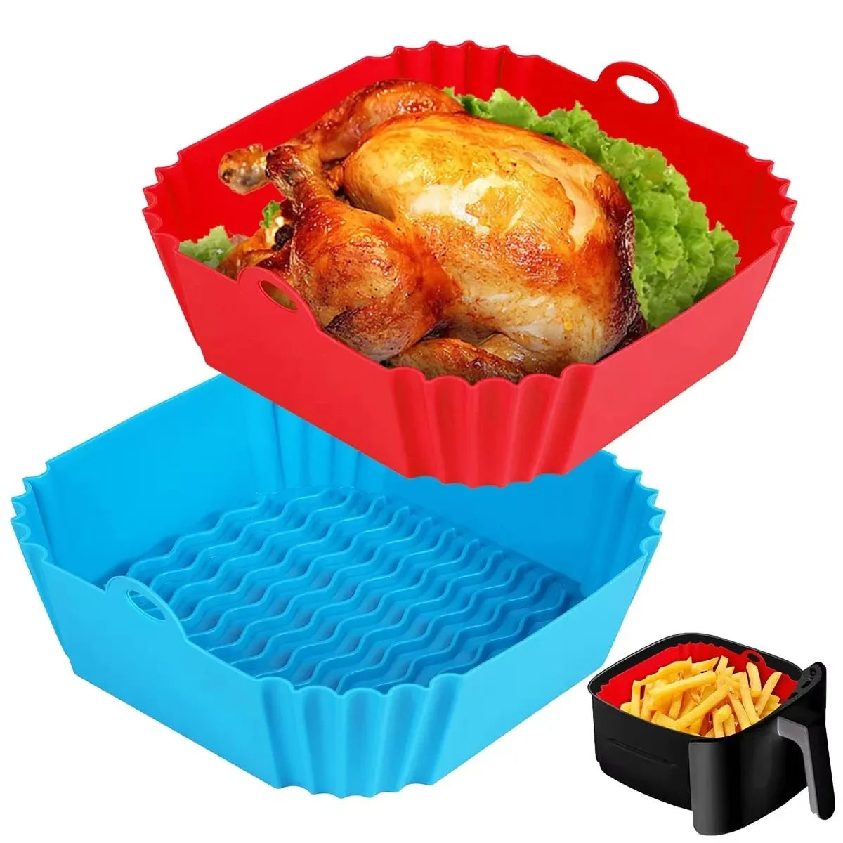 Doublure en silicone pour friteuse à air