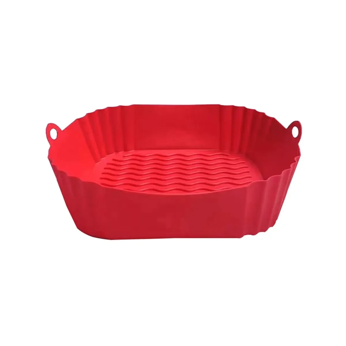 Plateau en silicone pour friteuse à air, alimentaire, carré et réutilisable, tapis de cuisson pour barbecue, four à air chaud et moule de cuisson 7