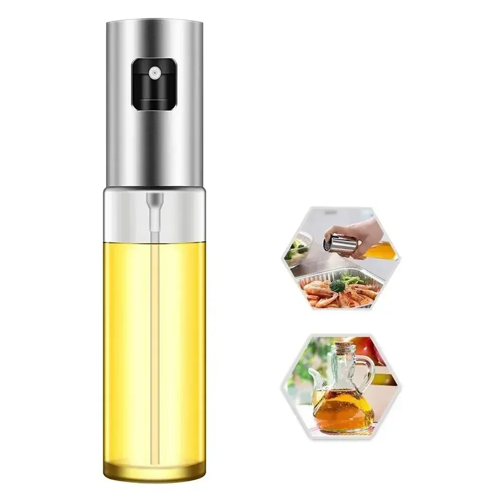 Vaporisateur d'huile en verre pour la cuisson, pulvérisateur d'huile d'olive pour salades et barbecue, bouteille vide pour huile et vinaigre 6