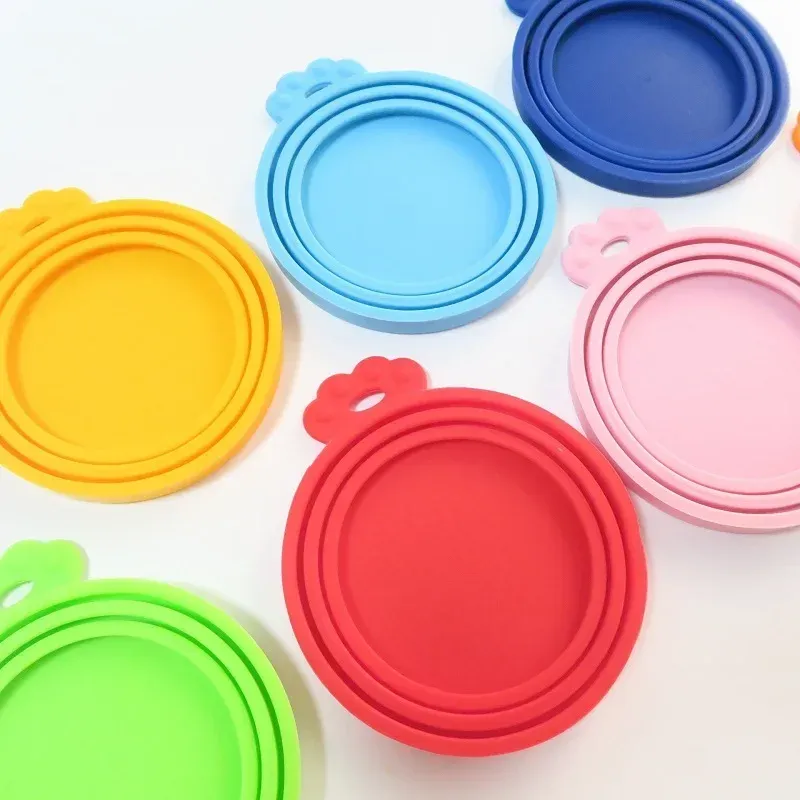 Détail du couvercle en silicone pour boîte de conserve