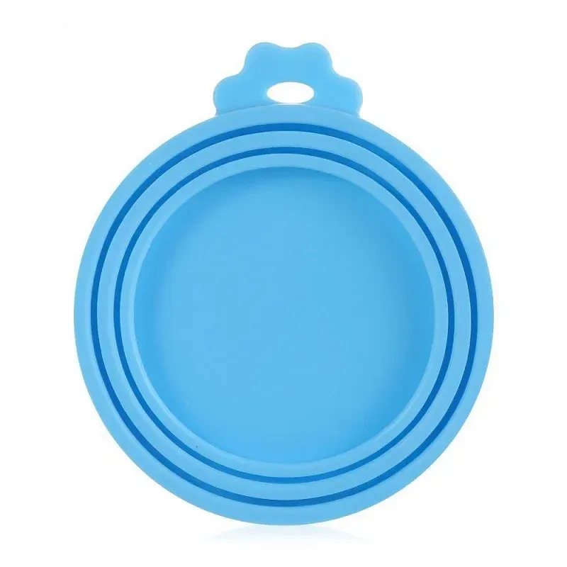 Couvercle en silicone réutilisable pour boîte de conserve, conservation des aliments pour chiots, chiens et chats 12
